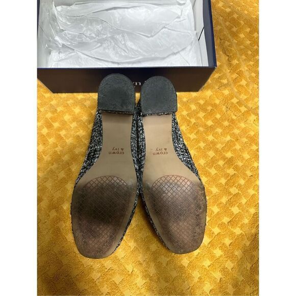 Crown & Ivy Scarlett Herringbone Pumps Women's Medium 8 - Picture 4 of 5